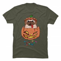 pug halloween shirt